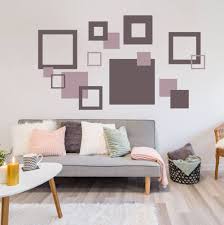 Die schablone ist abwaschbar und kann wiederholt verwendet, umgekehrt gedreht oder in mehreren räumen an die wand gemalt werden. Geometrische Schablone Fur Eine Schone Moderne Wand Inspio