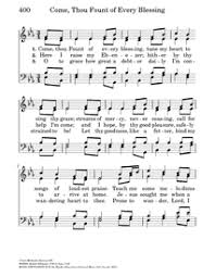 Come Thou Fount Of Every Blessing Hymnary Org