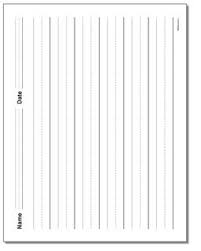 Free printable primary paper template. Handwriting Paper