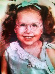 Bonnie Ruth (Kirkpatrick) when she was about 9. Wasn't she cute? Check out  all those curls. She is Janet Taber's mother.