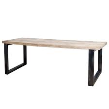 Esstisch Mango Holztisch Dinnertisch Tisch Esszimmertisch Metallgestell Schwarz Esszimmertisch Holztisch Tisch