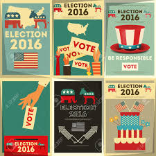 In this video i walked you through the step by step procedure on how to design a political flyer for an election campaign.i am so glad to share with you. Prasidentenwahl Voting Poster Set Vektor Illustration Lizenzfrei Nutzbare Vektorgrafiken Clip Arts Illustrationen Image 51559645