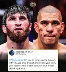Magomed Ankalaev guarantees a KO at #UFC320 vs Alex Pereira 👀😳