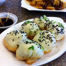 Super Hot Juicy Pan Fried Pork Buns Worth Scalding Your Tongue One Squirted At Me When I Bit Into It Pork Buns Asian Recipes Fried Pork