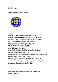 Pdf Buku Ajar Hukum Internasional Nat Nat Academia Edu