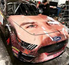 As a graphic artist, he designs the team's race cars and thus maintains a strict devotion to privacy. A Nascar Team Wrapped The Driver S Face On The Front Of Their Car For The Daytona 500 Shitty Car Mods