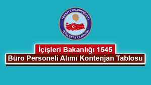İçişleri bakanlığı 1772 personel alımı i̇lanı yayımlandı! Icisleri Bakanligi 1545 Sozlesmeli Buro Personeli Kontenjanlari