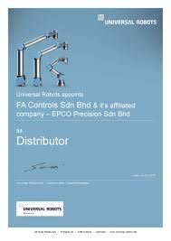 Have a well experienced and dedicated team of engineers and managers who were able to deliver good work. Epco Precision About Universal Robots
