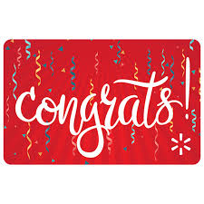 From graduating college to having a baby or getting a promotion, there are plenty of reasons people deserve congratulations. Congrats Walmart Gift Card Walmart Com Walmart Com