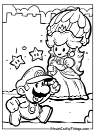 Face to face with mario: Super Mario Bros Coloring Pages New And Exciting 2021