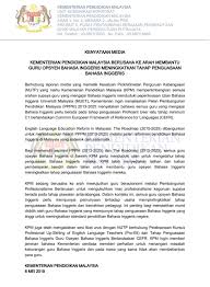 Kpm Jawab Isu Viral Surat Arahan Duduki Muet Guru Guru Bahasa Inggeris