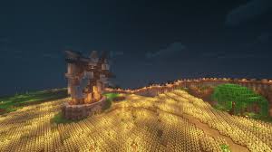 My name is audrey and i love minecraft, clash of clans. Recently Built A Windmill At Our Wheat Farm Minecraft