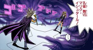 I play the mobile version of the game.in order to unlock marik the last mission i can't accomplish is the following: Mai Kujaku And Dark Marik S Duel Manga Yu Gi Oh Wiki Fandom