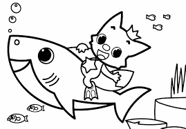 A galinha baby mais fofa do youtube, agora aqui tbm no facebook. Desenhos De Baby Shark Para Colorir Pop Lembrancinhas