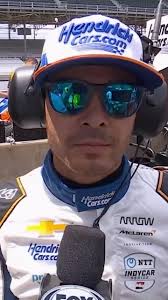 Kyle Larson tells Joey Logano what it's like to drive an #INDYCAR at IMS.  #Indy500