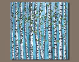 White Birch Trees For Sale Near Me Free Ship Abstract Birch Tree Painting Abstract Birch Trees Square Art Apsens Abstract Landscape Large Abstract Painting Birch Tree Painting Tree Painting