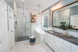 Maybe you would like to learn more about one of these? Elegant Marble Bathroom Before After Irwin Construction Marble Bathroom Designs Bathroom Design Marble Bathroom