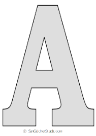 Large printable letters in pdf and image format. Pin On Letters