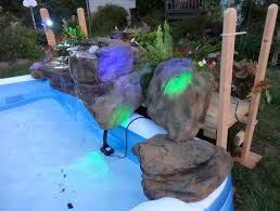 Artificial Rock Waterfalls For Above Ground Swimming Pools