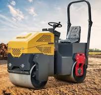 Road Mini Vibratory Roller 1 Ton Double Drum Road Roller Compactor