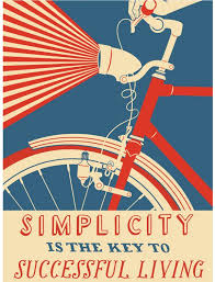 simplicity アートポスター ポスターデザイン 自転車ポスター
