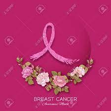 Check spelling or type a new query. Breast Cancer Awareness Month Poster With Pink Ribbon And Rose Flowers Vector Illustration Royalty Free Cliparts Vectors And Stock Illustration Image 86279203