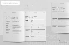 Web Brief Questionnaire Web Questionnaire Idee