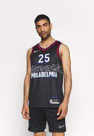 Overall campaign launch summarizing the impact and success of the 76ers rocky inspired city edition uniforms. Nike Performance Nba Philadelphia 76ers Ben Simmons City Edition Swingman Vereinsmannschaften Black Schwarz Zalando De