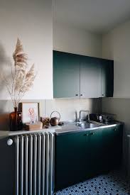 The kitchen side has 2 24 drawer cabinets and a 10 under an apron sink. A Dark Green Ikea Kitchen Makeover The Gem Picker Ikea Kitchen Makeover Small Kitchen Kitchen Trends