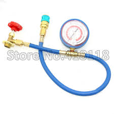 Automotive Air Conditioning Pressure Gauge Tool R134a Refrigerant Charging Diy Car Wash Pressure Gauge Automotive