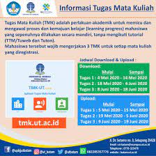 Check spelling or type a new query. Universitas Terbuka Batam En Twitter Selamat Malam Sahabat Ut Batam Bagi Mhsw Yg Smstr Ini Tdk Mengikuti Ttm Tuton Maka Akan Mendapatkan Tugas Mata Kuliah Tmk Sbyk 3 Tgs Per