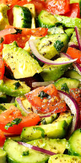 Salads Saladsforparties Saladsforacrowd Saladsrecipesfordinner Saladsforchristm Cucumber Recipes Salad Healthy Salad Recipes Cucumber Tomato Avocado Salad