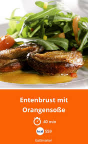 Entenbrust Mit Orangensosse Rezept Entenbrust Rezept Rezepte Entenbrust