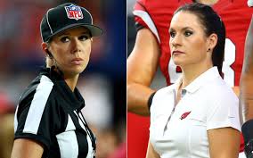 49 likes · 1 talking about this. History Made Nfl S First Female Ref Meets First Female Coach On Field Cbssports Com