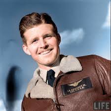 Ensign Joseph Patrick “Joe” Kennedy Jr., older brother to President John F.  Kennedy, and Attorney General Robert F. Kennedy, seen here as a PB4Y  Liberator Pilot, of the VB-110 Squadron
