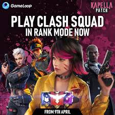 The other six characters offer the following benefits: Gameloop Freefire Clash Squad Ranked Mode The Clash Facebook
