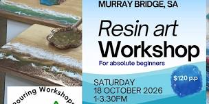 Resin art workshop for beginners! (MURRAY BRIDGE, SA)