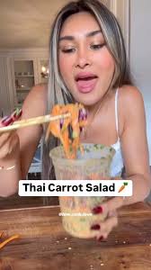 Get my ebook for weight loss and most popular recipes.  https://www.lowcarblove.com/shop/my-most-popular-recipes-35-recipes-10-exclusives  ❤️ TRYING THE VIRAL CARROT SALAD! 🥕 If you haven't tried this yet, you  need to! 🤤 IB: @tamsskyn Ingredients: 5