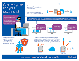 Make Your Documents Easier To See Hear Use With The Accessibility Features Built Into Ms Office Office365 Microsoft Office Cando Office Suite