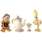 Candelabro Bella Bestia Cogsworth - Adorno Resina Colección Retro
