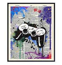 6% coupon applied at checkout. Gaming Fan Playstation Game Room Decor For Family Room Arcade Den Atari Bar Teens Gamer Gifts Ps4 Kids Men Man Cave Dorm Video Game Boys Bedroom Remote Control Wall Decor Set Home