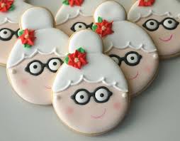 Image result for decorate cookies with mrs claus