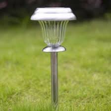 China Solar Lights Outdoor Decorative Garden Path Stake Lamp Led Yard Decorations Landscape Lighting Stainless Steel Driveway Stakes For Walkway Patio China Solar Lights Outdoor Solar Lights