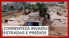 Tempestade devastadora causa inundações na Líbia