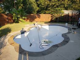 If you're installing pavers around a pool, the pool coping is a major design consideration. Pool Deck Resurfacing Pool Coping Pavers Bluestone Flagstone