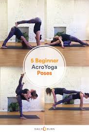 5 Beginner Acroyoga Poses That Are Totally Doable Daily Burn Acro Yoga Poses Acro Yoga Yoga Poses Advanced