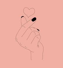 Imagen De Mujer Haciendo Un Gesto De Corazon Con Los Dedos Fotografia De Stock