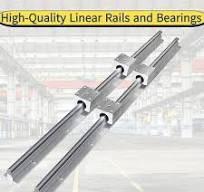 Round Rail Linear Guide,Linear Rail Slide SBR16-800mm (2 PCS),Linear