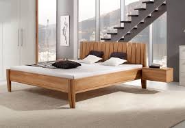 Comos Wildeiche Massivholzbett Doppelbett Sprossen Kopfteil 140x200 Cm Yatak
