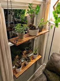 Swinging Chain Shelf Window Shelf Plant Shelf Chain Shelf Etsy In 2021 Window Shelf For Plants Window Sill Shelf Plant Shelves